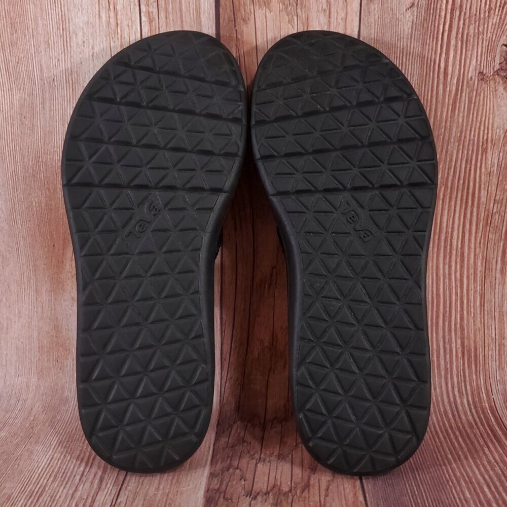 Teva Voya Womens Size 8 Black Foam Thong Flip Flops Sandals Beach 1019040 - Picture 14 of 15